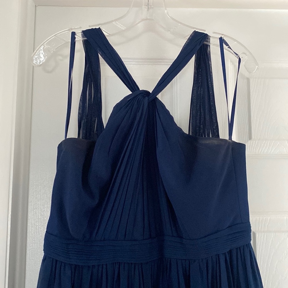 Weddington way size 4 navy gown. Worn once.